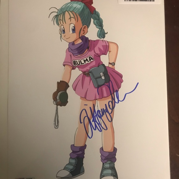 Authographed Tiffany Vollmer Dragon Ball Z “BULMA” 8X10 Photo PA (COA) 2 photos - Picture 2 of 3